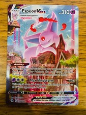 NM! Espeon VMAX (270/264) Fusion Strike Alt Art Ultra Rare Pokemon Karte!