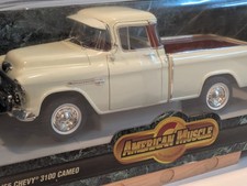 1996 ERTL '55 CHEVY 3100 CAMEO New In Box White 1/18 American Muscle Diecast