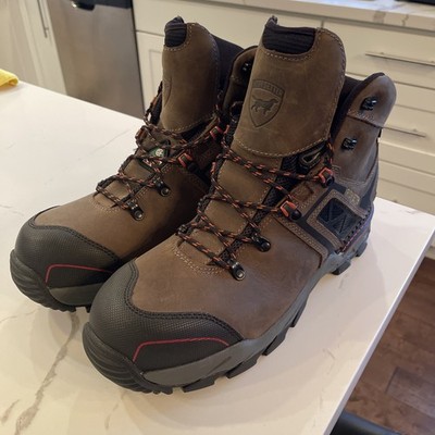 Red Wing Irish Setter 83602 Crosby Boots Mens Size 13D Waterproof Safety Toe 