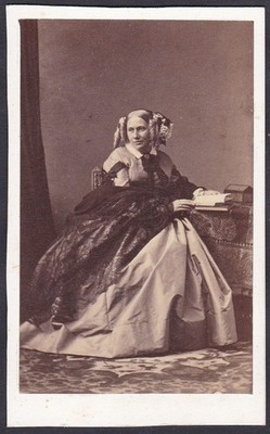 Louise Henriette de Forth-Rouan des Malets Portrait Disdéri CDV Photo 1860
