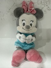 Hallmark Disney Pastel Baby Minnie Mouse Plush Toy Doll 8