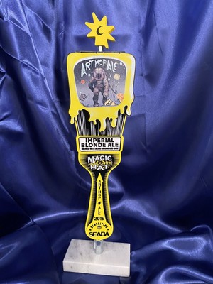 Magic Hat Art Hop Ale - Imperial Blonde Ale Beer Tap Handle. 13.75?- New No Box