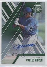 2017 Panini Elite Extra Edition Emerald Auto 16/25 Carlos Rincon #131 Auto 0d94