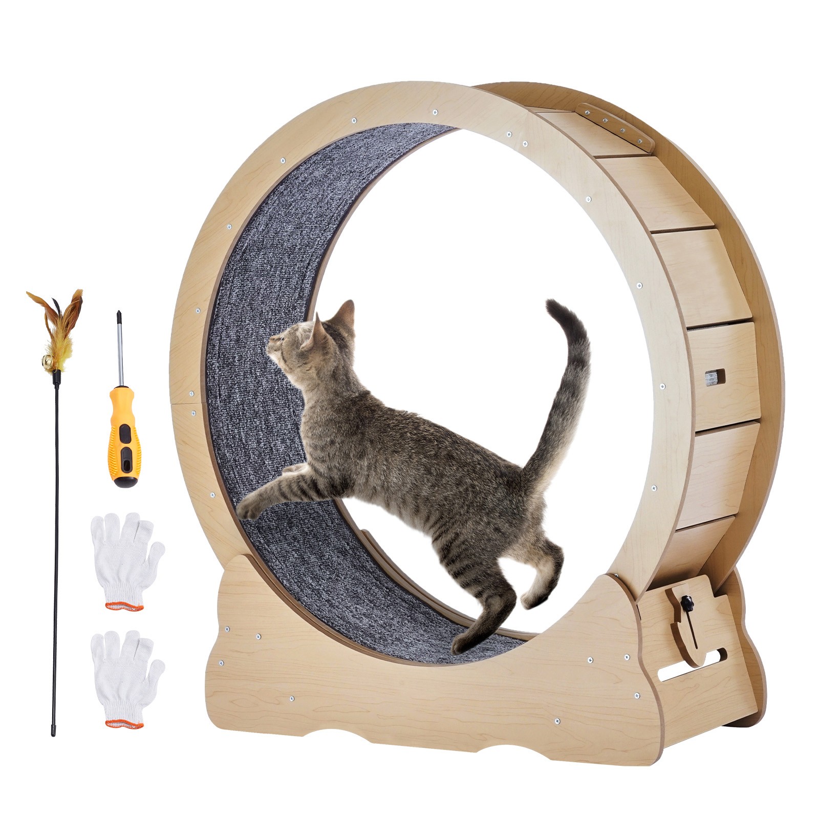 Ruota per Esercizi per Gatti Ruota per Tapis Roulant per Gatti 910 mm