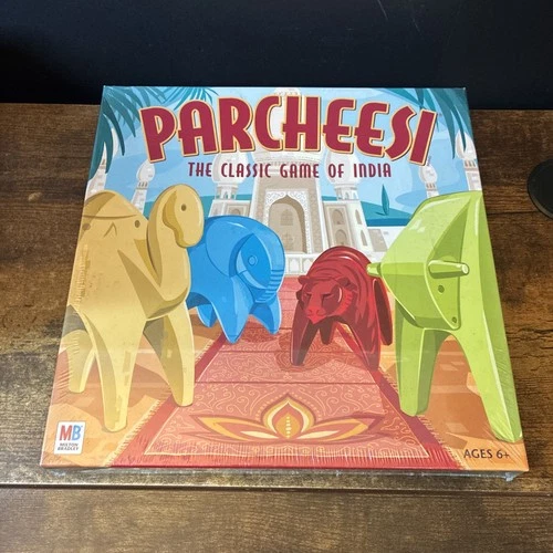 Parcheesi The Classic Game of India Vintage 2001 Milton Bradley New Sealed