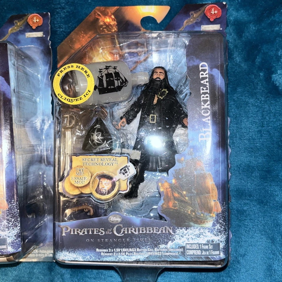 Lote de 3: 2011 figuras JAKKS Piratas del Caribe: En mareas misteriosas Foto 4 de 4