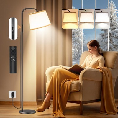 Caromolly 10000 Lux Light Therapy Lamp w/ Remote & Touch Control Daylight Lamp