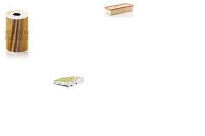 MANN-FILTER Inspektionspaket Filtersatz L Feinstaubfilter (PM 2.5) Filtereinsatz