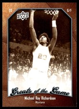 Micheal Ray Richardson 2009-10 UD Greats of the Game #30 Montana Grizzlies