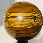 Natural tiger's eye ball quartz crystals sphere gem reiki healing 1380g — photo 1