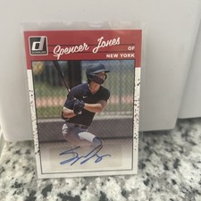 2023 Panini Donruss - Retro 1990 Signatures Spencer Jones #90S-SJ (AU, RC)