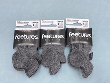 3 Pairs Feetures Women Elite Performance Cushion No Show Tab Socks Size S