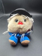 Puffkins Halloween SCARECROW PATCHES Limited Edition Bean Bag Plush