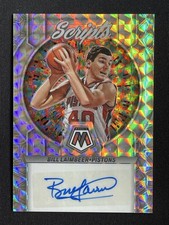 Bill Laimbeer 2022-23 Panini Mosaic Scripts Mosaic Auto #MS-LAM