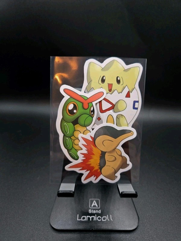 Pokemon Vinyl Mash Up Sticker Trading Collectibles Togepi Caterpie Cyndaquil