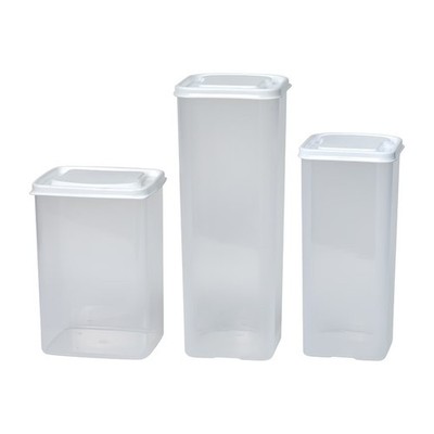 Fresh Bread Storage Dispensers Set of 3 for Kitchen Countertop Organizer