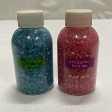 Spa Perfect 6oz Bath Salts Ginger Honey Eucalyptus Aromatherapy Relaxing Mineral