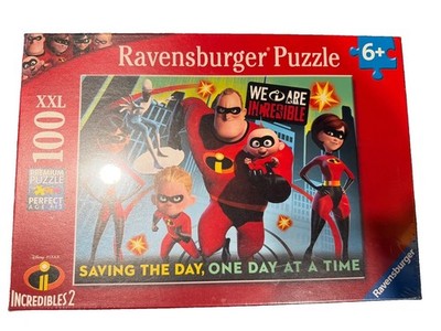 BRAND NEW Disney Pixar Incredibles 2 Ravensburger 100 XXL Pieces Puzzle #107162