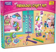 Fabulous Craft Kit 20 Art and Craft Activities - Creative Toy DIY Set Arts