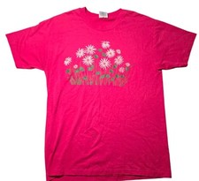 Vintage Daisy Flowers T-shirt - Single Stitched Made In USA - Large