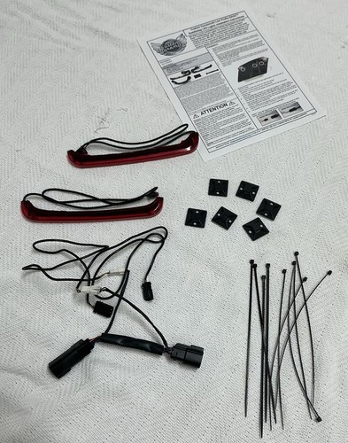 Custom Dynamics LED Saddlebag Lights Red CD-LP-BCM-R for Harley Davidson