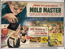 1963 Kenner's Electric Mold Master Original Box Tested Many Parts Extra Plastic