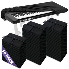 88 Key Piano Keyboard Dust Cover Spandex Piano Protector w/ Lock 50 Packs 