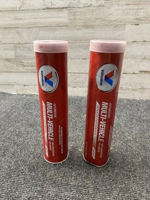 2 PACK!!!! Valvoline Multi-Vehicle High Temperature Red Grease 14.1 OZ Cartridge