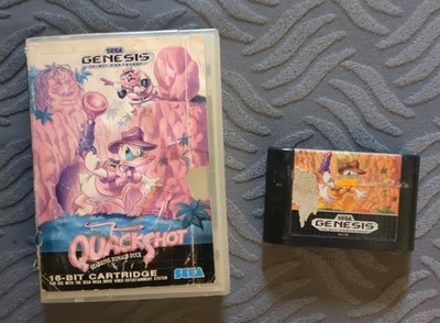 QuackShot Starring Donald Duck (Sega Genesis, 1991) *Tested/Working, Authentic*