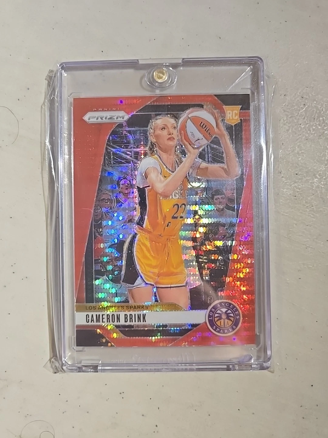 2024 Panini Prizm WNBA Cameron Brink #127 Red Pulsar RC 173/299 LA SPARKS