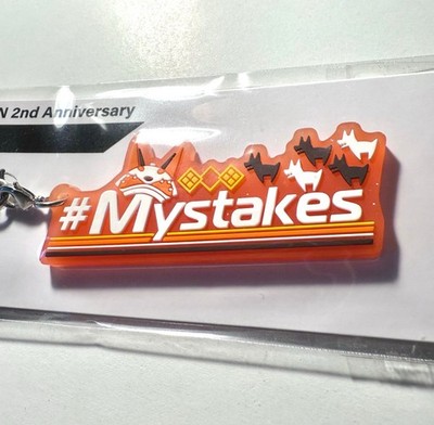 Mysta Rias Fan Name Rubber Keychain Luxiem Nijisanji nijisanjien