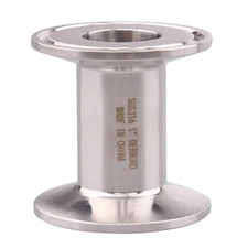 Sanitary Tri Clamp Tube Stainless Steel 304 with 1.5 inch Tri Clamp 1 inch Tu...