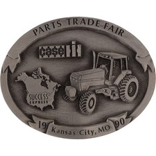 Case Ih International 7150 Tractor Kansas City Farming Ag Vintage Belt Buckle