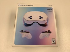 Meta Quest 3S 128GB All-In-One VR Headset White w/ Controllers Box Used