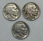 1936 P-D-S Buffalo Nickels - Circulated - #1