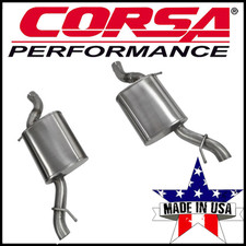 Corsa Sport 2.5" Axle-Back Exhaust System fit 2014-2016 Cadillac CTS Vsport 3.6L