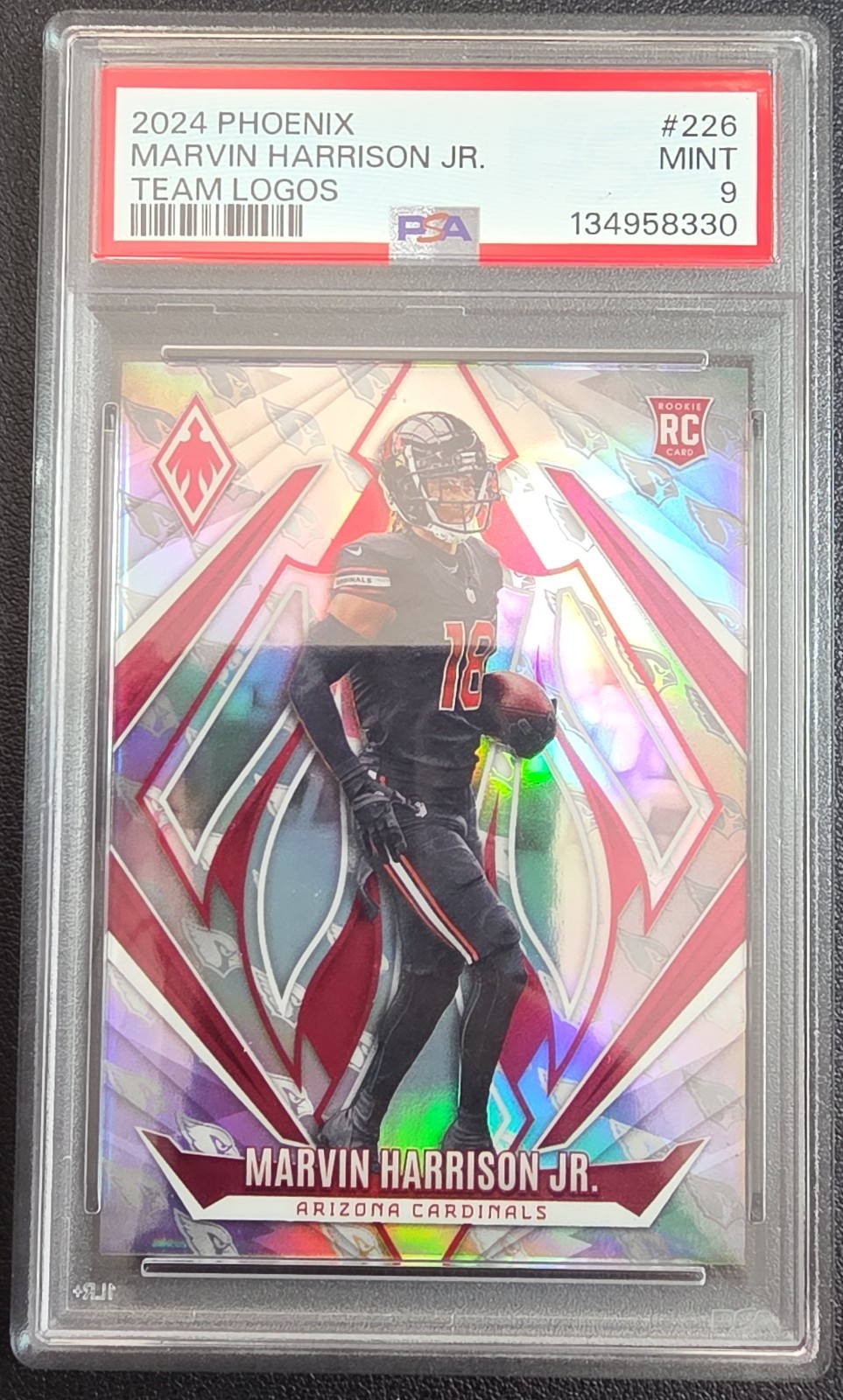 2024 Panini Phoenix - Rookies Marvin Harrison Jr. #226 Team Logos /299 (RC)