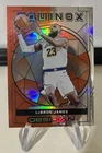 2023-2024 LeBron James Obsidian Equinox Orange Flood /75 #26 Los Angeles Lakers