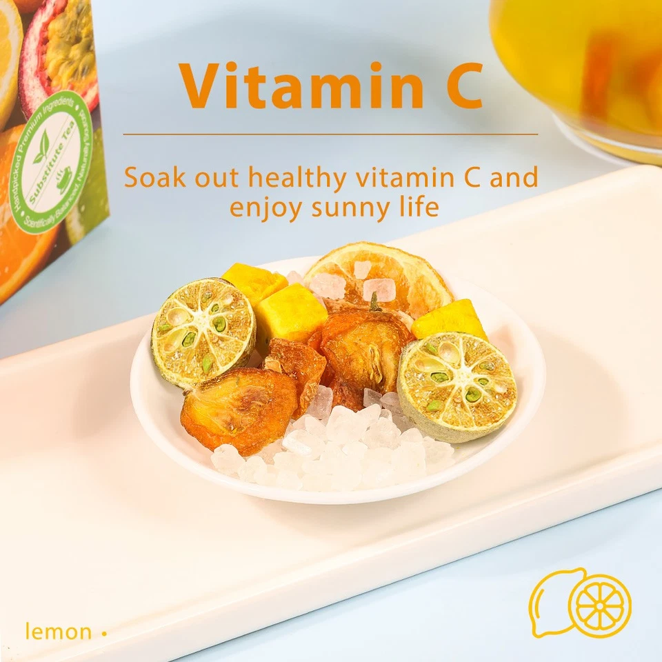 DOPPELTE ORANGE ZITRONE Passionsfruchttee Bio-Tee mit Orangengeschmack - Bild 3 von 4