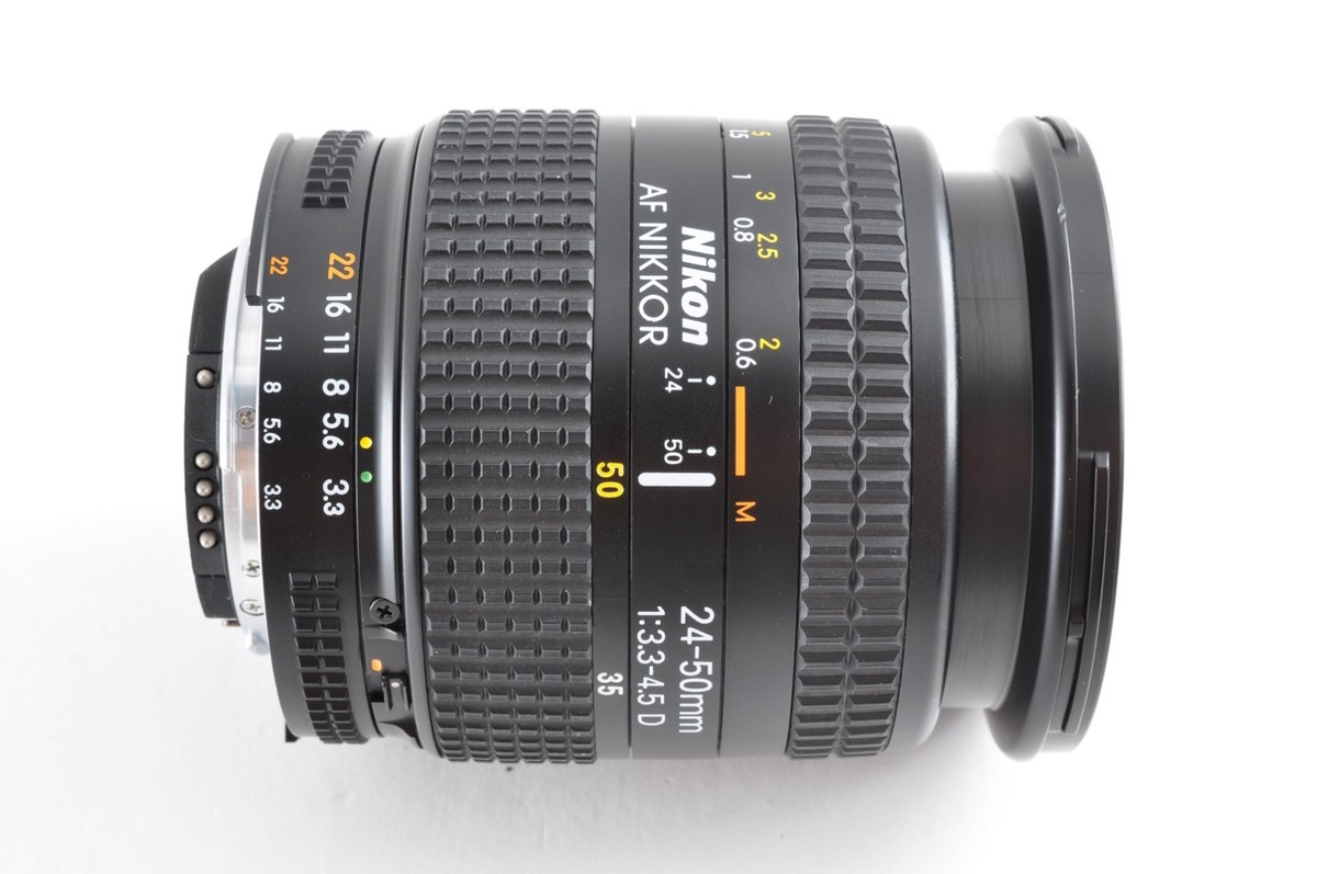 Exc+5] Nikon AF Nikkor 24-50mm f/3.3-4.5 D Wide Angle Zoom Lens