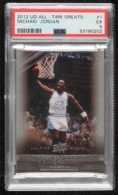2012 Upper Deck UD All-Time Greats 70/99 Michael Jordan #1 PSA 5 HOF 1b9r