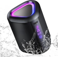 Bluetooth Speaker, 2025 Portable Wireless Speakers with Led Light, Bluetooth ...