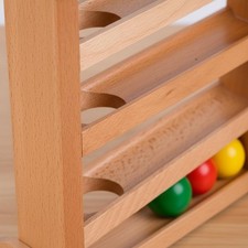 Educational Sphere Track Early Learning Visual Movement-Following Toy Wooden