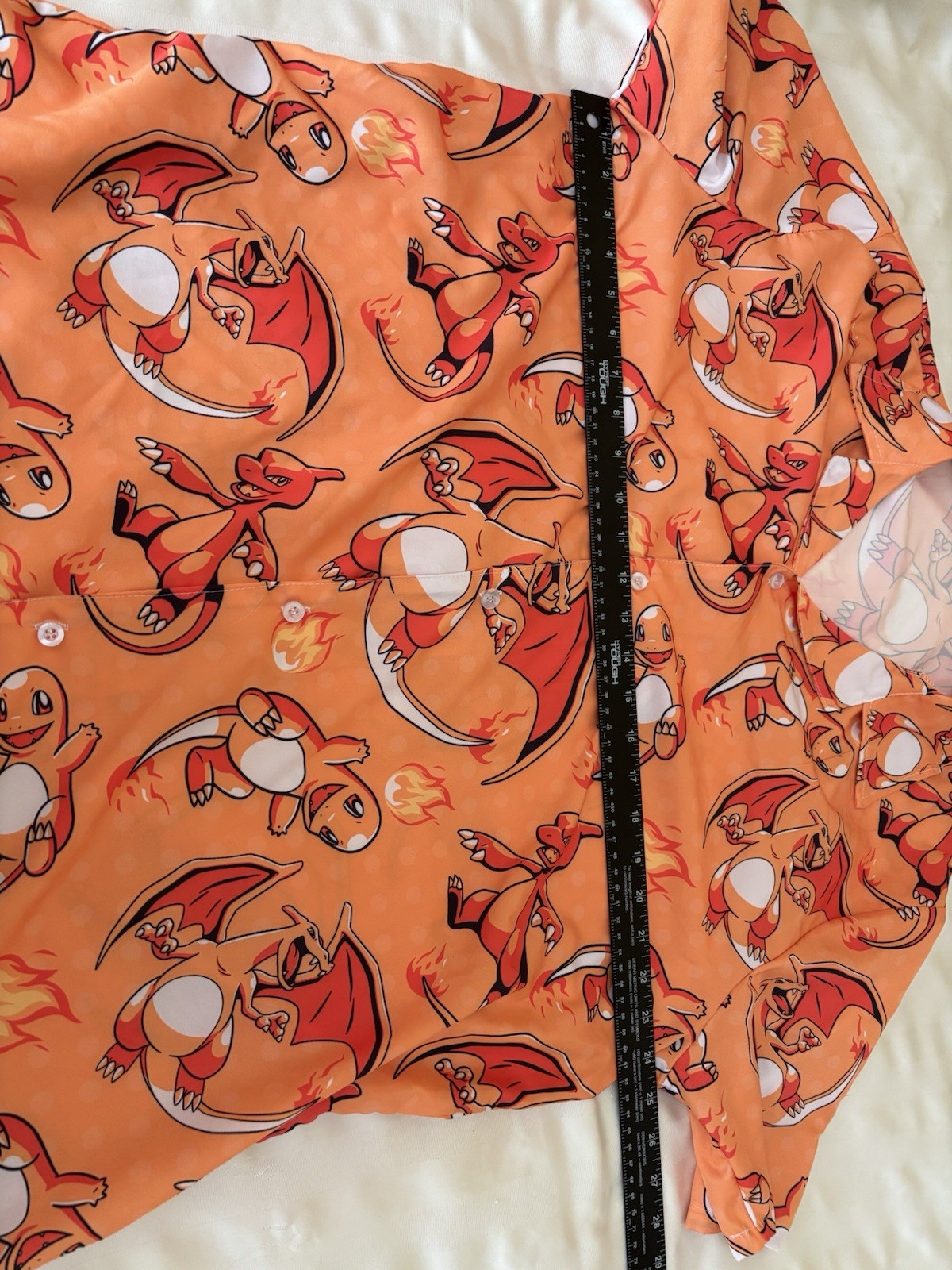 Charizard Pokemon Evolution Button Down Shirt Men… - image 5