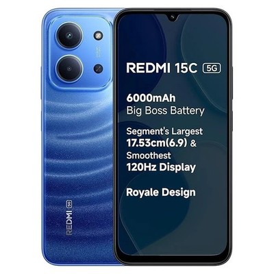 REDMI 15C 5G Factory Unlocked 8GB 128GB MediaTek Dimensity 6300 Global Version