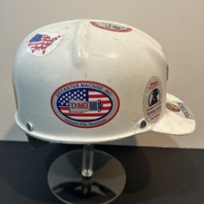 MINERS HARD HAT MADE IN USA (WHITE) Worn In Kentucky Mines