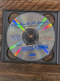 SHERLOCK HOLMES CONSULTING DETECTIVE (SEGA CD) DISCS ONLY