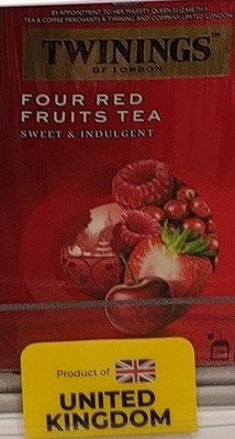 Twinings Four Red Fruits 25 Teabags