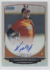 2013 Bowman Chrome Prospects Refractor 231/500 Adalberto Mejia #BCA-AM Auto 0af