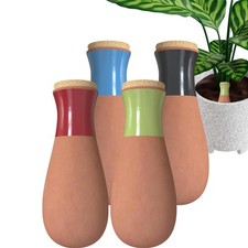 Ollas (Set of 4) 12oz Terracotta Plant Watering Globes - Self Planter Insert